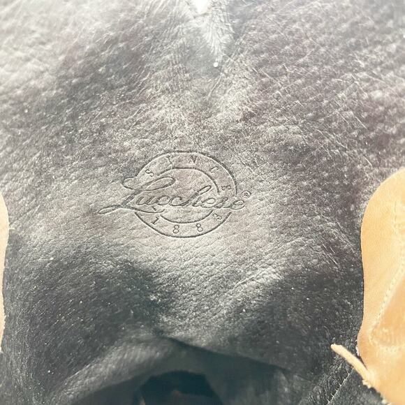 Lucchese Cafe/Chocolate Brown Fiona Studded Western Cowgirl Boot size 6 - Picture 11 of 11